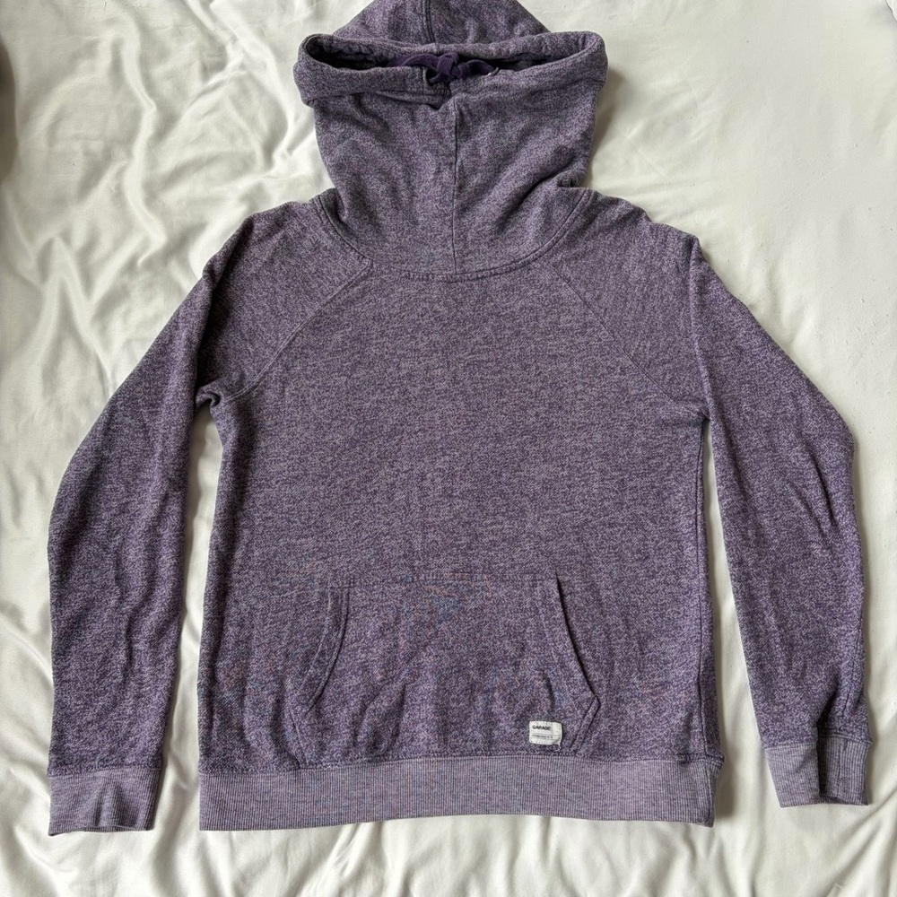 3/$25 Garage Women's Heathered Purple Cowl Neck Sweater